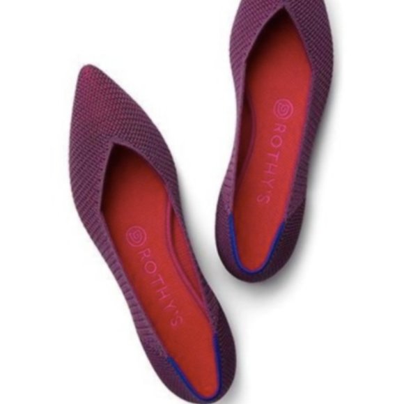 Rothy's Shoes - Rothy's The Point Berry Lattice Stitch